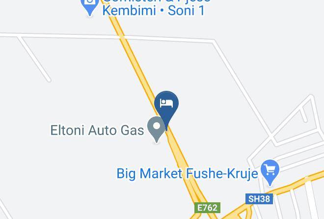 Kruje - Hotel Da Antonio Maps