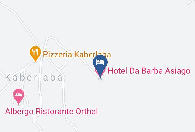 Hotel Da Barba Asiago Map
