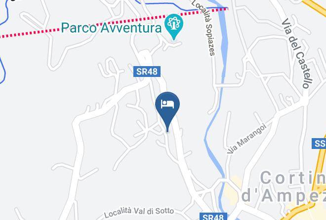Belluno - Hotel Da Beppe Sello Maps