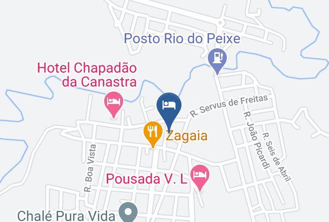 Sao Roque De Minas - Hotel Da Canastra Maps