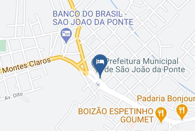 Sao Joao Da Ponte - Hotel Da Cidade Maps