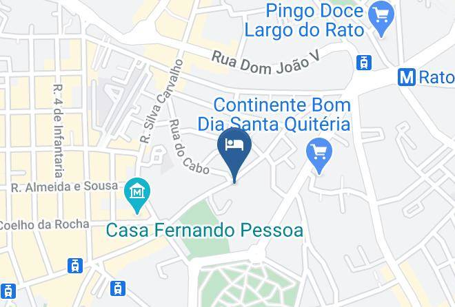Lisbon - Hotel Da Estrela Maps