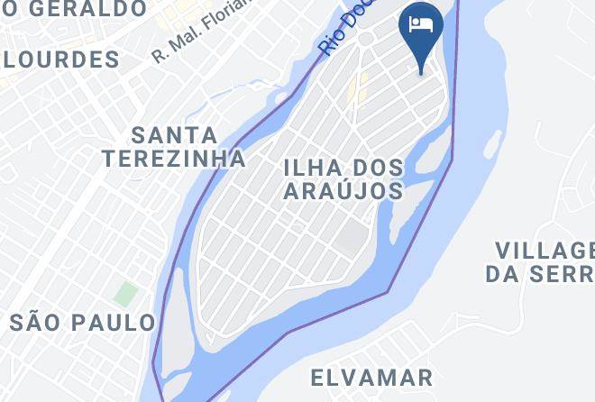 Governador Valadares - Hotel Da Ilha Maps