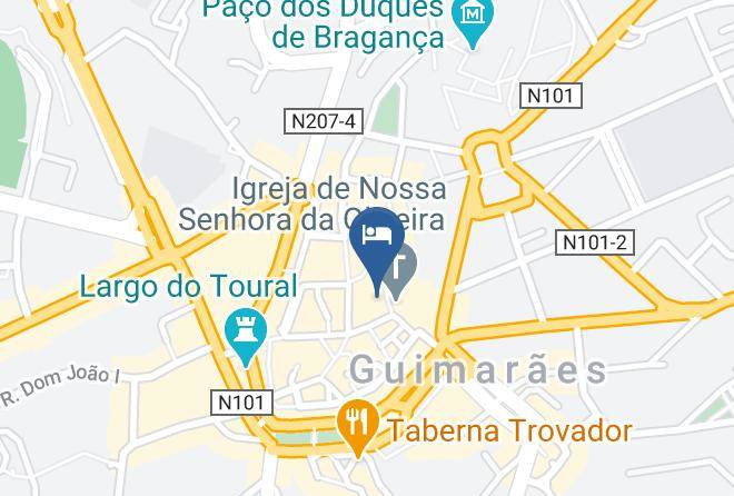 Guimaraes - Hotel Da Oliveira Maps