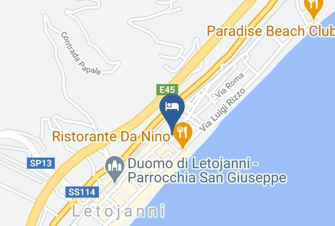 Messina - Hotel Da Peppe Maps