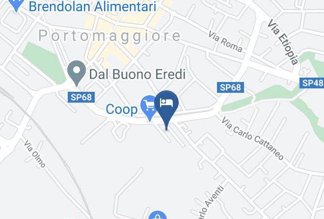 Ferrara - Hotel Da Pippi Maps