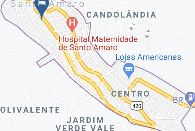 Santo Amaro - Hotel Da Purificacao Maps