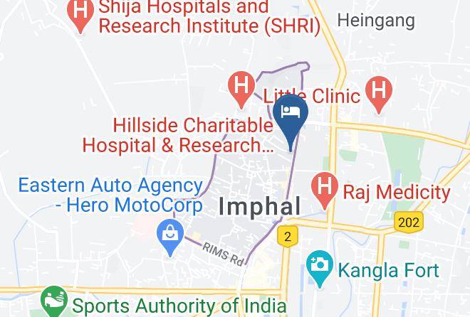 Hotel Daani Continental Map