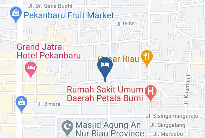 Pekanbaru - Hotel Dafam Pekanbaru Maps