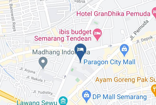 Kota Semarang - Hotel Dafam Semarang Maps