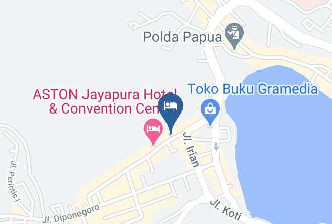 Kota Jayapura - Hotel Dafonsoro Maps