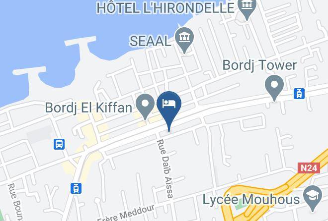 Algeria - Hotel Dahak Algiers Maps