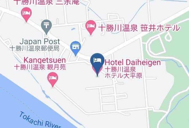 Otofuke Townkato District - Hotel Daiheigen Maps
