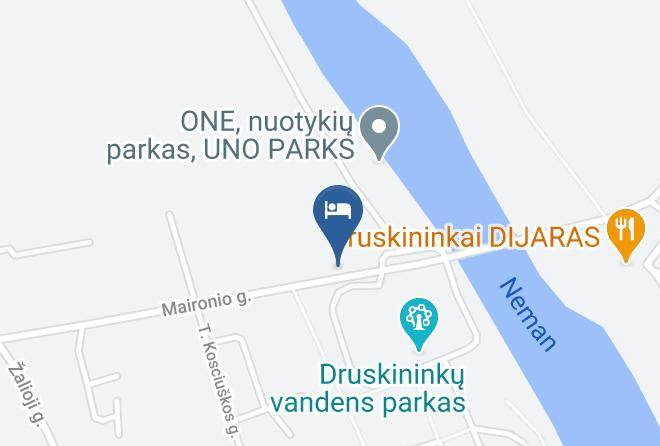 Druskininkai - Hotel Dainava Maps