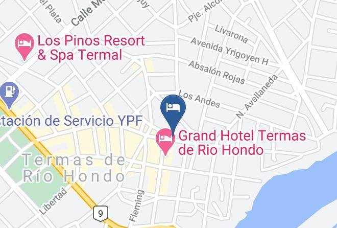 Rio Hondo - Hotel Daives Maps