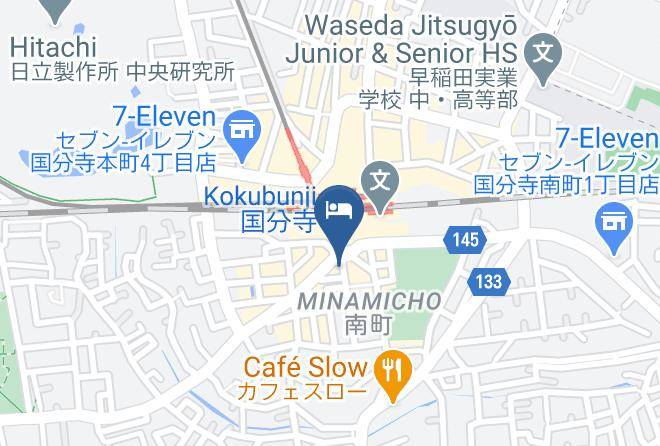 Kokubunji City - Hotel Daiwa Kokubunji Maps