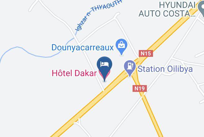 Oriental - Hotel Dakar Maps
