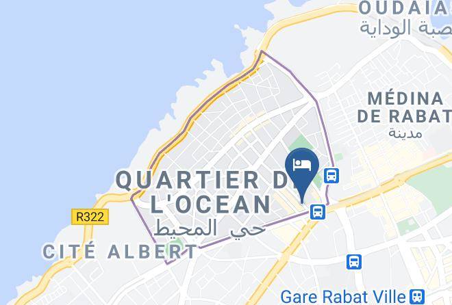 Rabat - Hotel Dakar Maps