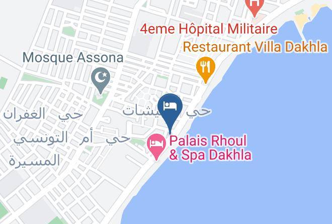 Dakhla - Hotel Dakhla Sur Mer Maps