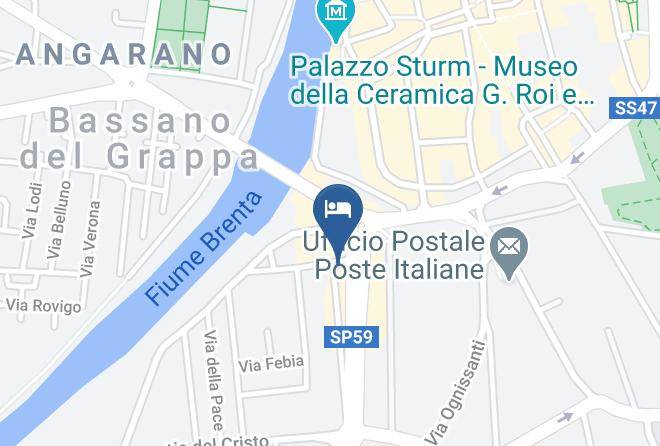 Vicenza - Hotel Dal Ponte Maps