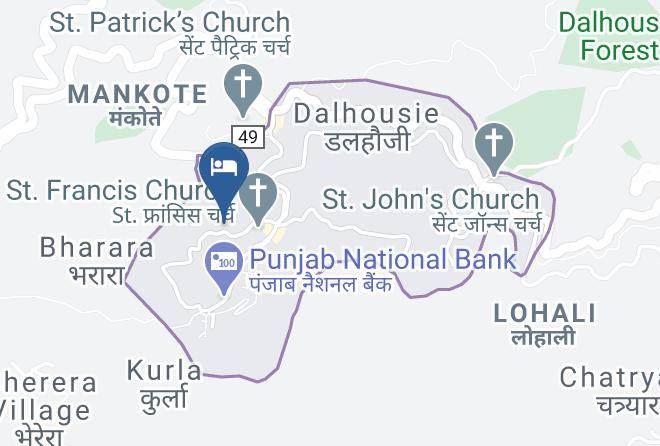 Dalhousie Sub District - Hotel Dalhousie View Maps