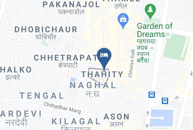 Kathmandu - Hotel Dali Nepal Maps