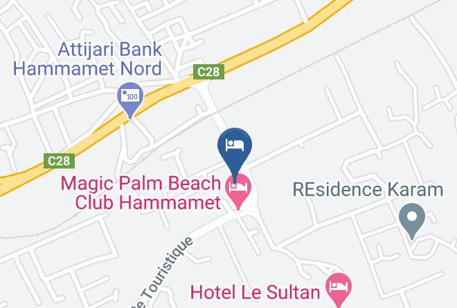 Tunisia - Hotel Dalia Hammamet Maps