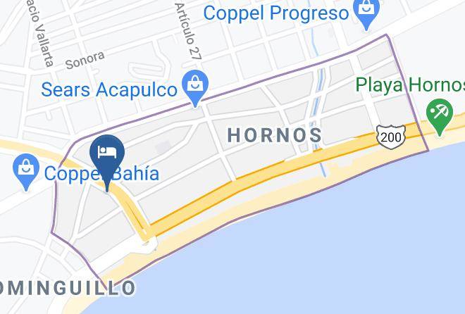 Acapulco De Juarez - Hotel Dalias Centro Maps