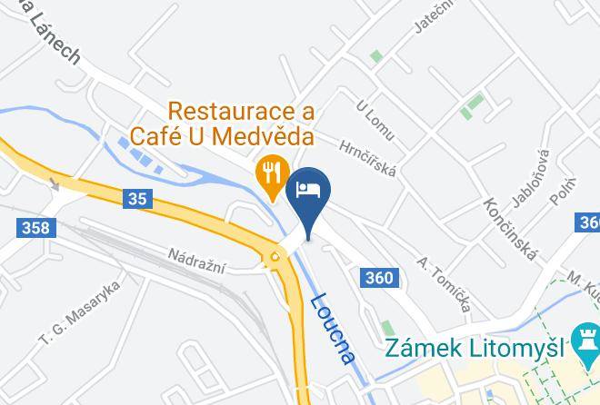 Svitavy - Hotel Dalibor Maps