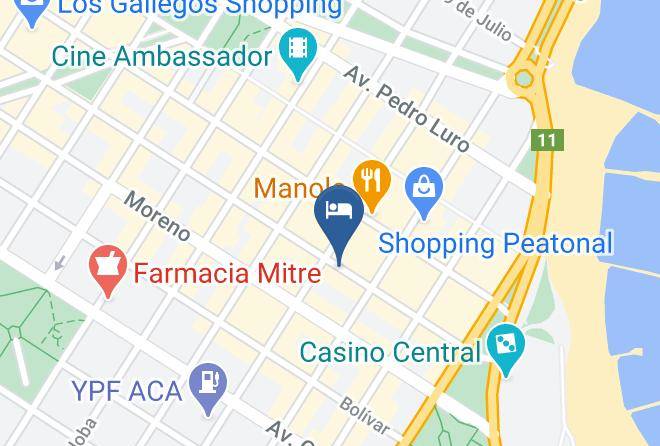 General Pueyrredon Partido - Hotel Dallas Center Maps