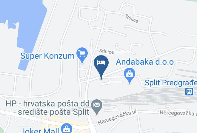 Split - Hotel Mondo Maps