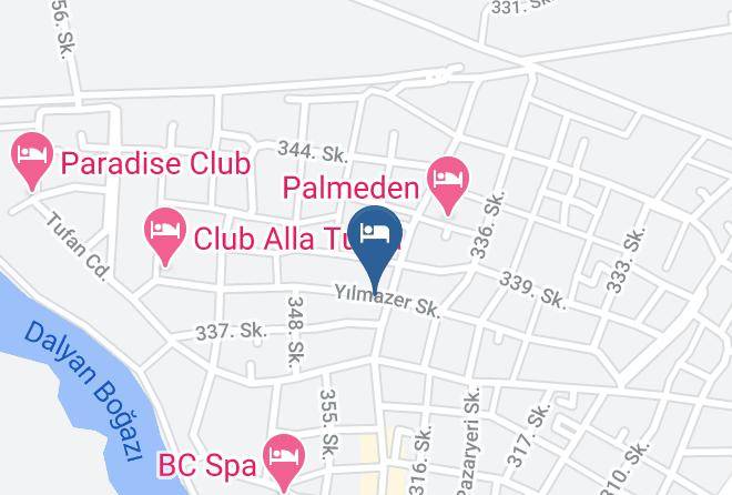 Ortaca - Hotel Dalyance Maps