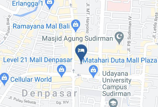 Denpasar - Hotel Damai Maps