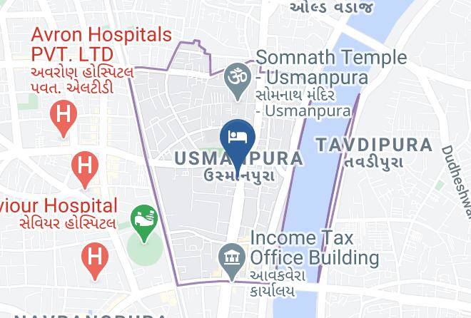Ahmadabad - Hotel Damjis Ahmedabad Maps