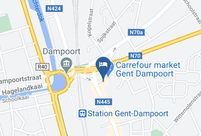 East Flanders - Hotel Dampoort Maps