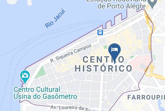 Hotel Dan Inn Express Porto Alegre Map