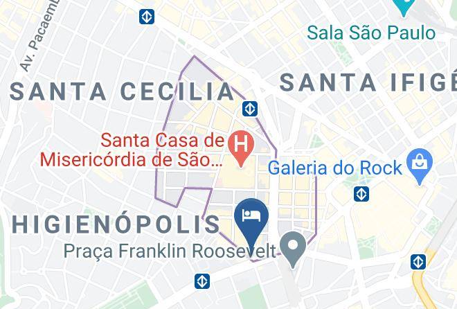 Sao Paulo Solacao - Hotel Dan Inn Higienopolis Maps