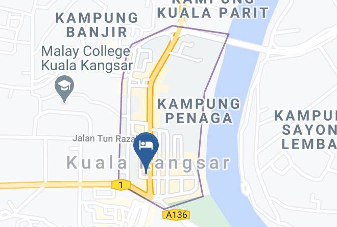 Kuala Kangsar - Hotel Dan Restoran Seri Kangsar Maps