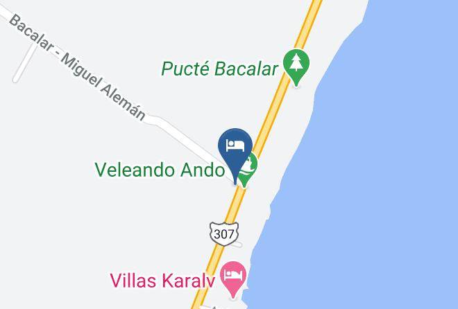 Bacalar - Hotel Dana Maps