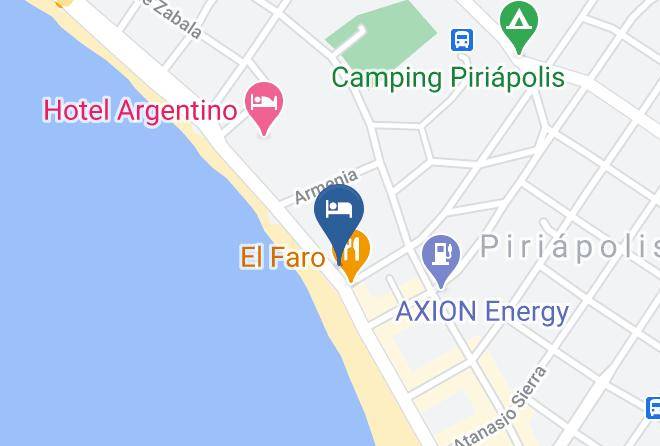 Piriapolis - Hotel Danae Maps
