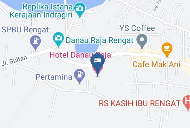Indragiri Hulu Regency - Hotel Danau Raja Maps