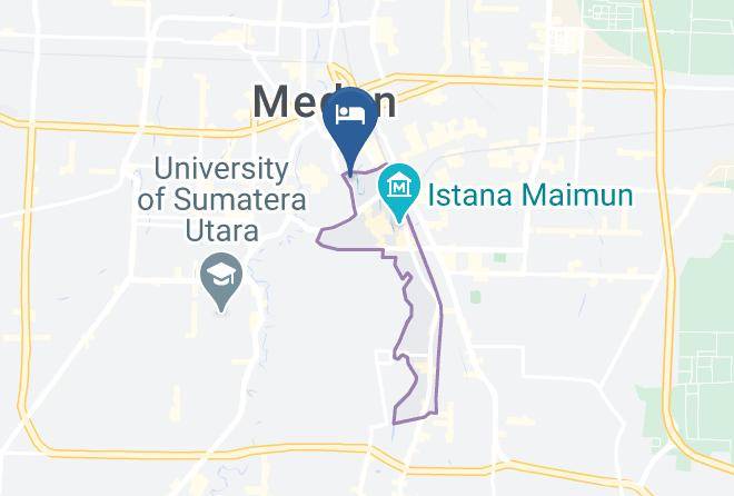 Kota Medan - Hotel Danau Toba International Maps