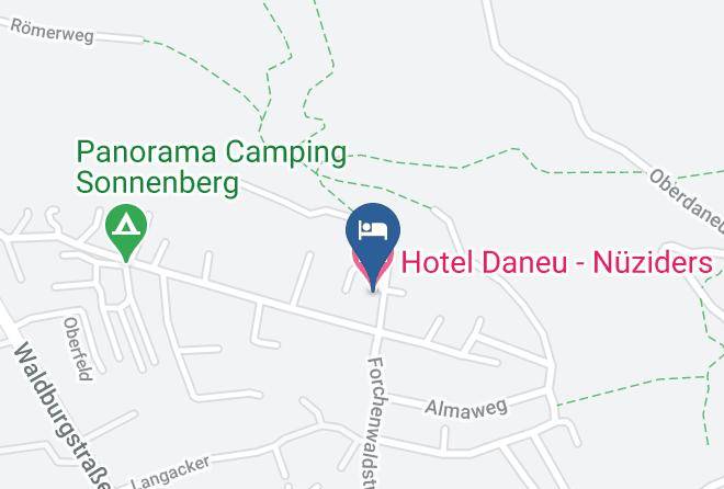 Bludenz - Hotel Daneu Nuziders Maps