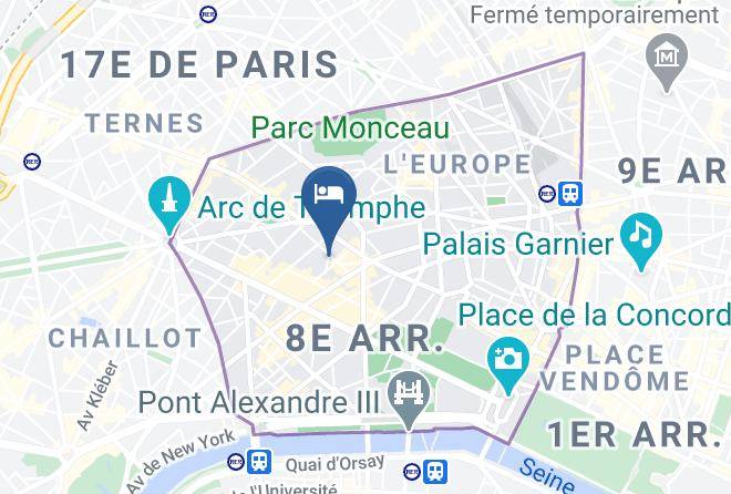 Paris - Hotel Daniel Maps