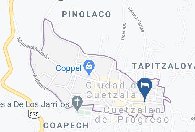 Cuetzalan Del Progreso - Hotel Daniela Maps