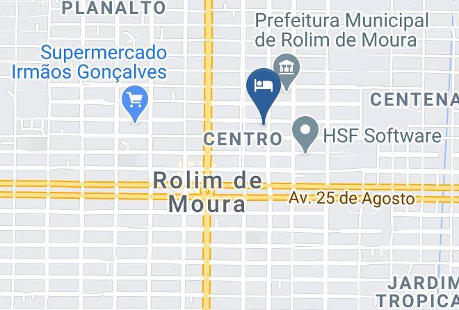 Rolim De Moura - Hotel Daniluci Maps