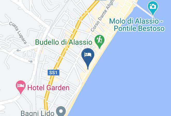 Hotel Danio Lungomare Map