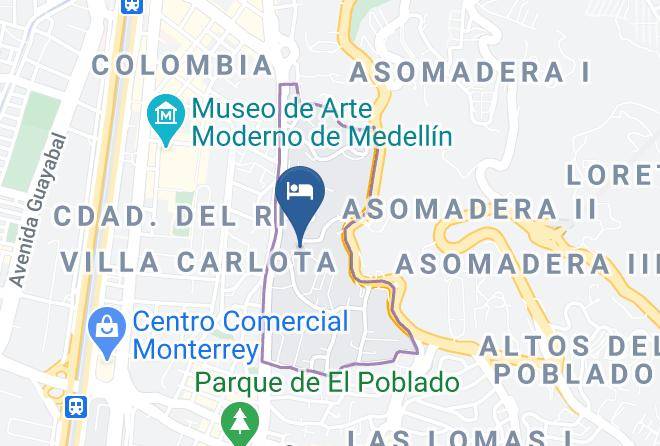 Medellin - Hotel Dann Carlton Belfort Maps