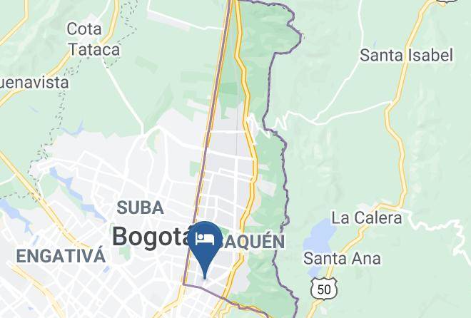 Hotel Dann Carlton Bogota Map