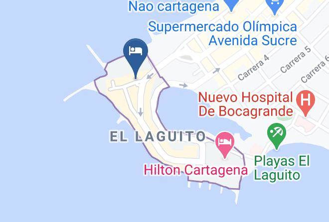 Hotel Dann Cartagena Map